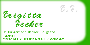 brigitta hecker business card